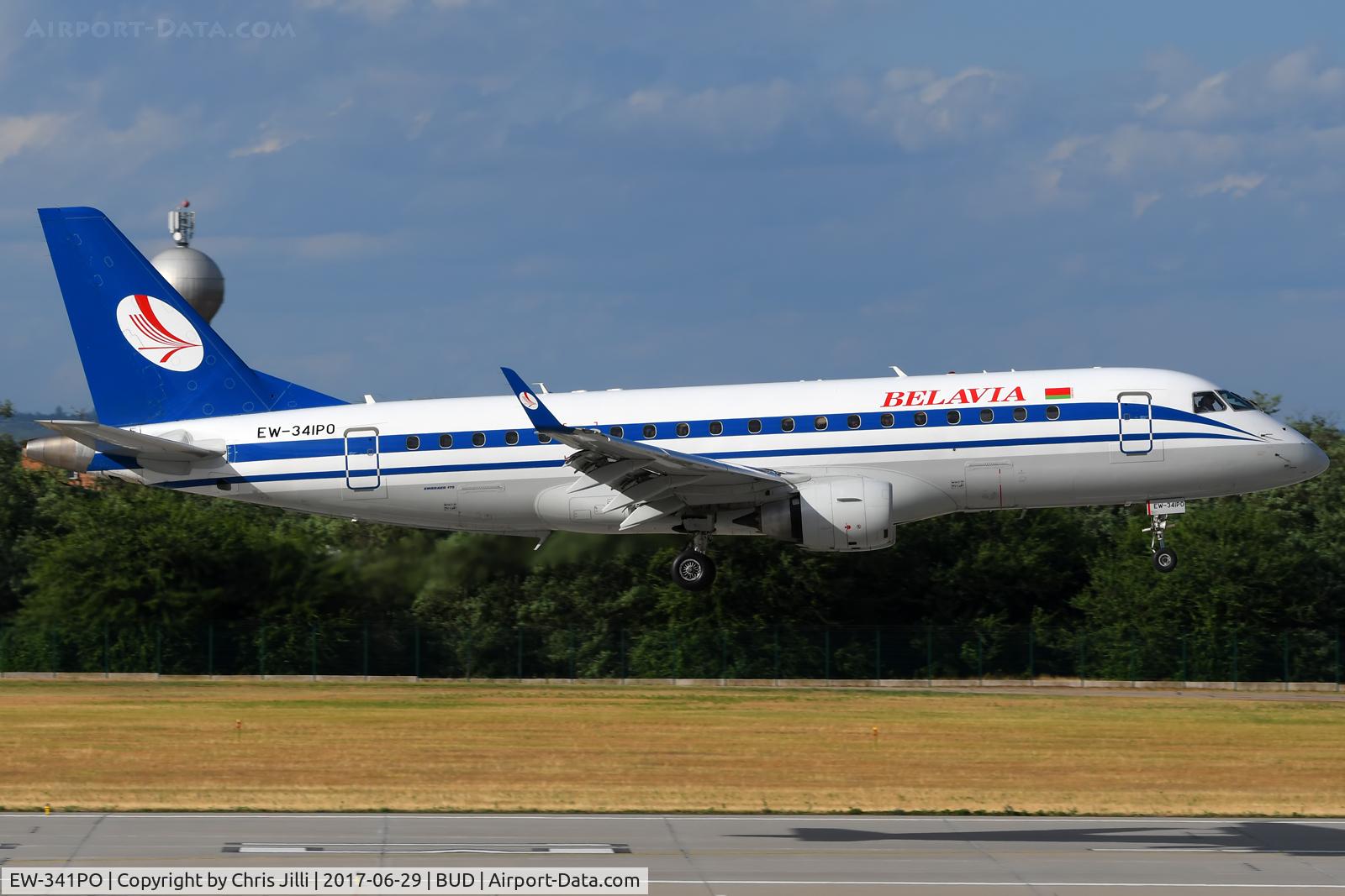 EW-341PO, 2012 Embraer 175LR (ERJ-170-200LR) C/N 17000352, Belavia