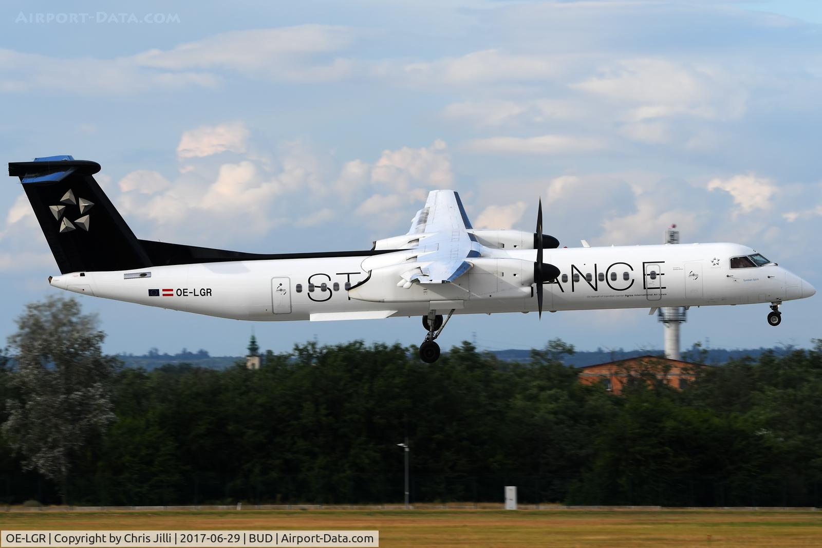 OE-LGR, 2001 De Havilland Canada DHC-8-402Q Dash 8 C/N 4045, Austrian Airlines