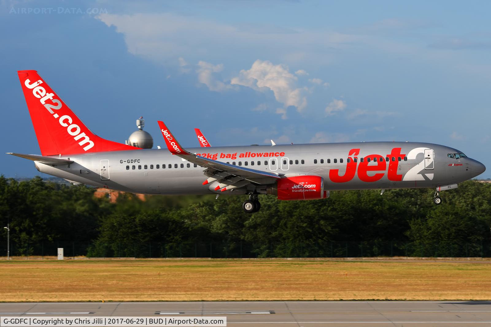 G-GDFC, 1998 Boeing 737-8K2 C/N 28375, Jet2.com