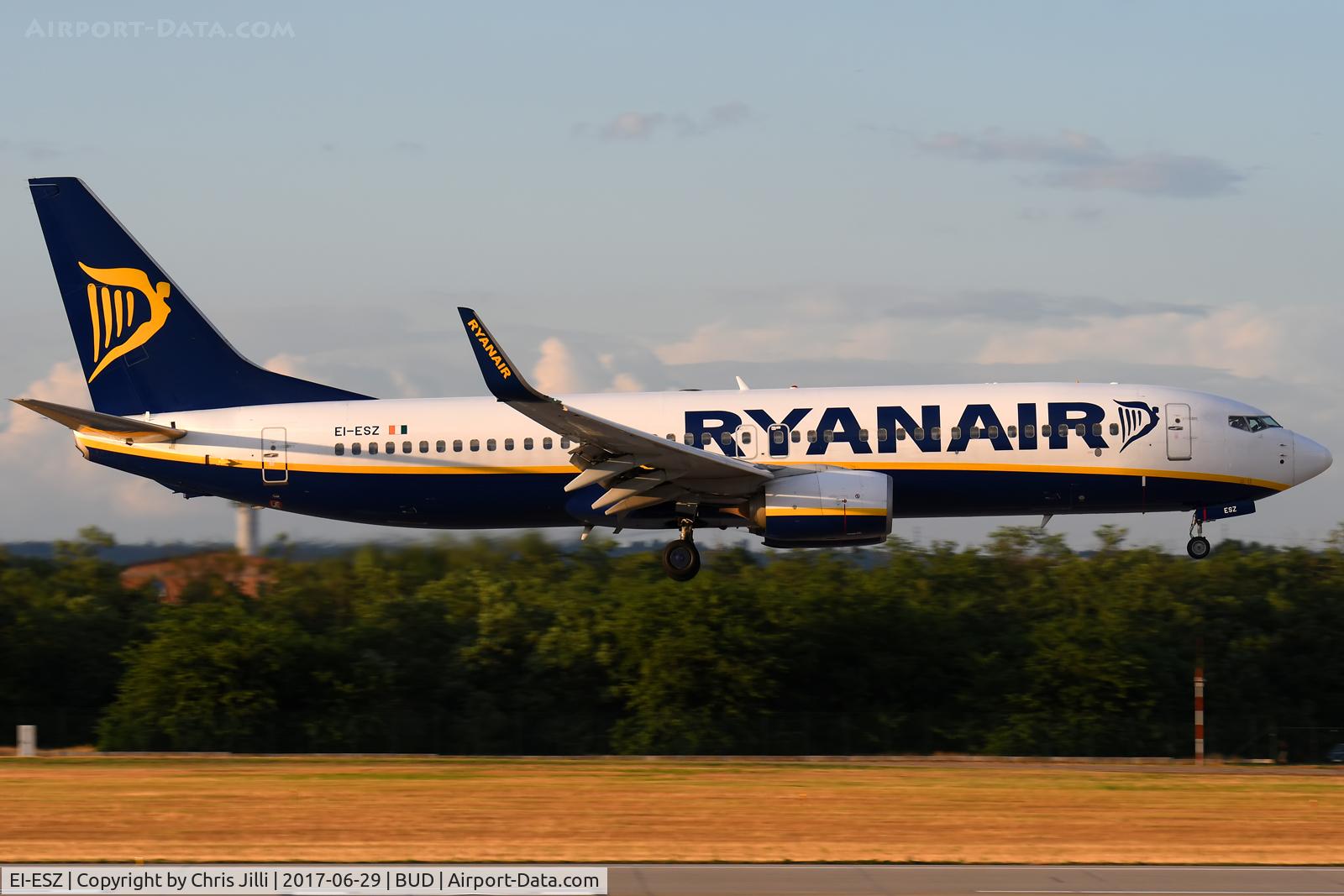 EI-ESZ, 2011 Boeing 737-8AS C/N 34996, Ryanair