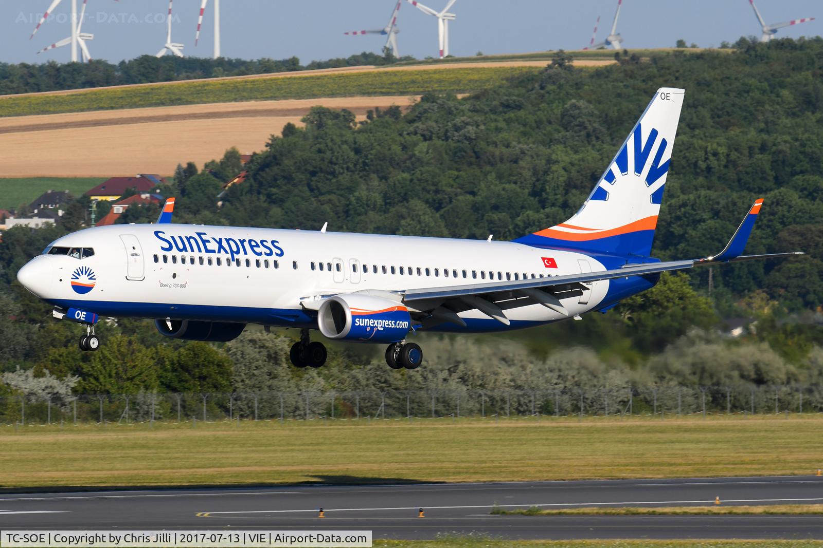 TC-SOE, 2017 Boeing 737-8HC C/N 61177, SunExpress