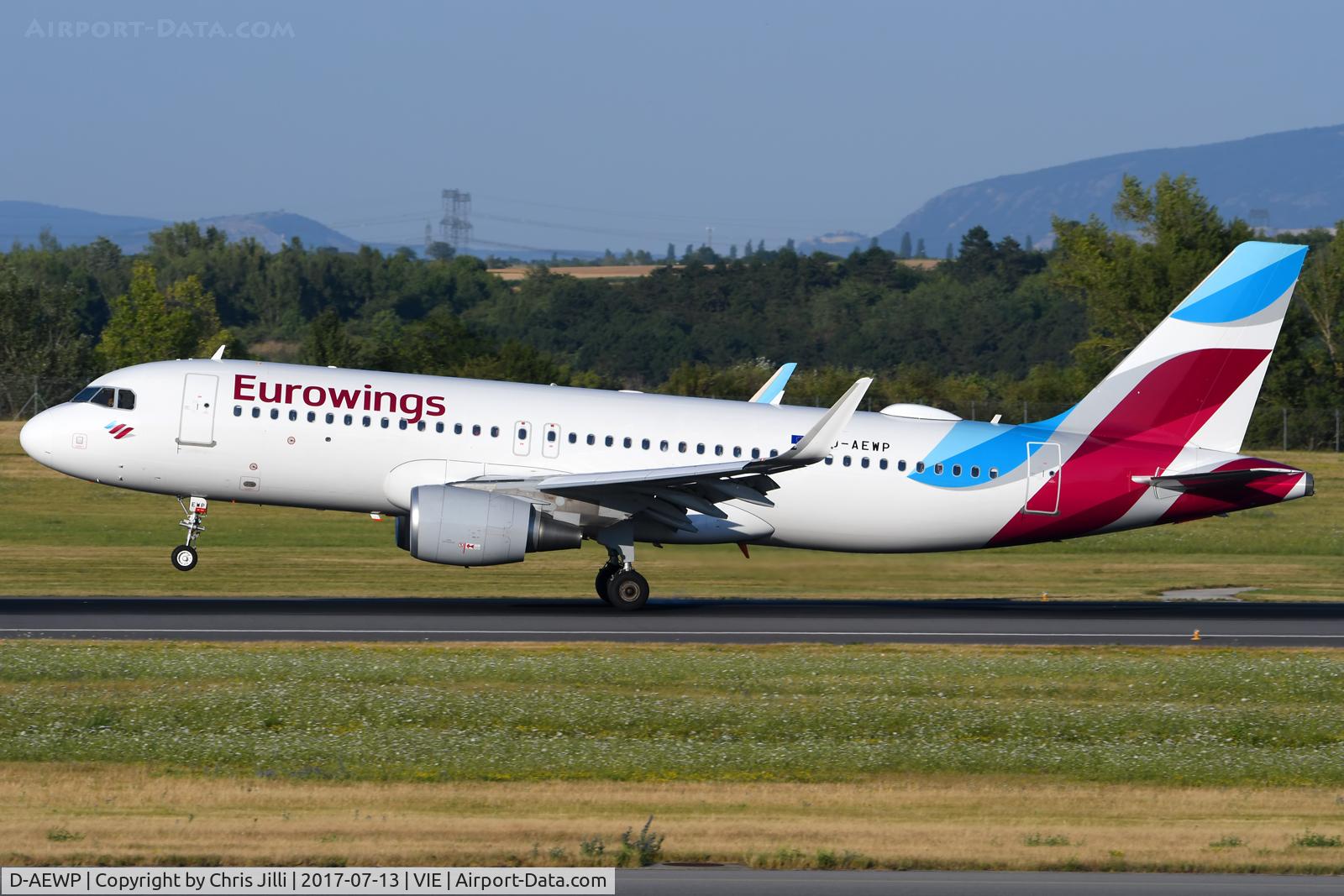 D-AEWP, 2016 Airbus A320-214 C/N 7377, Eurowings