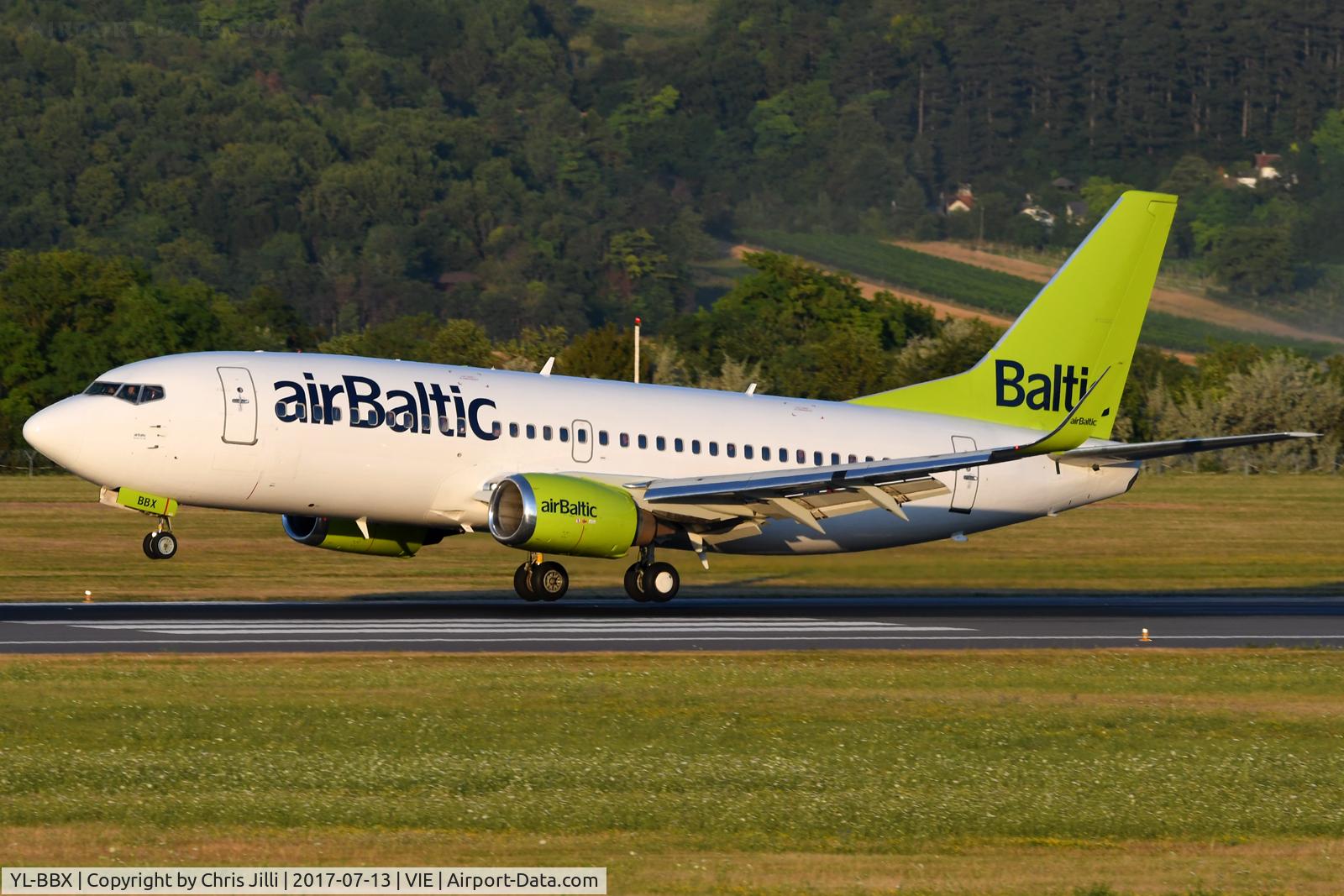 YL-BBX, 1999 Boeing 737-36Q C/N 30334, Air Baltic