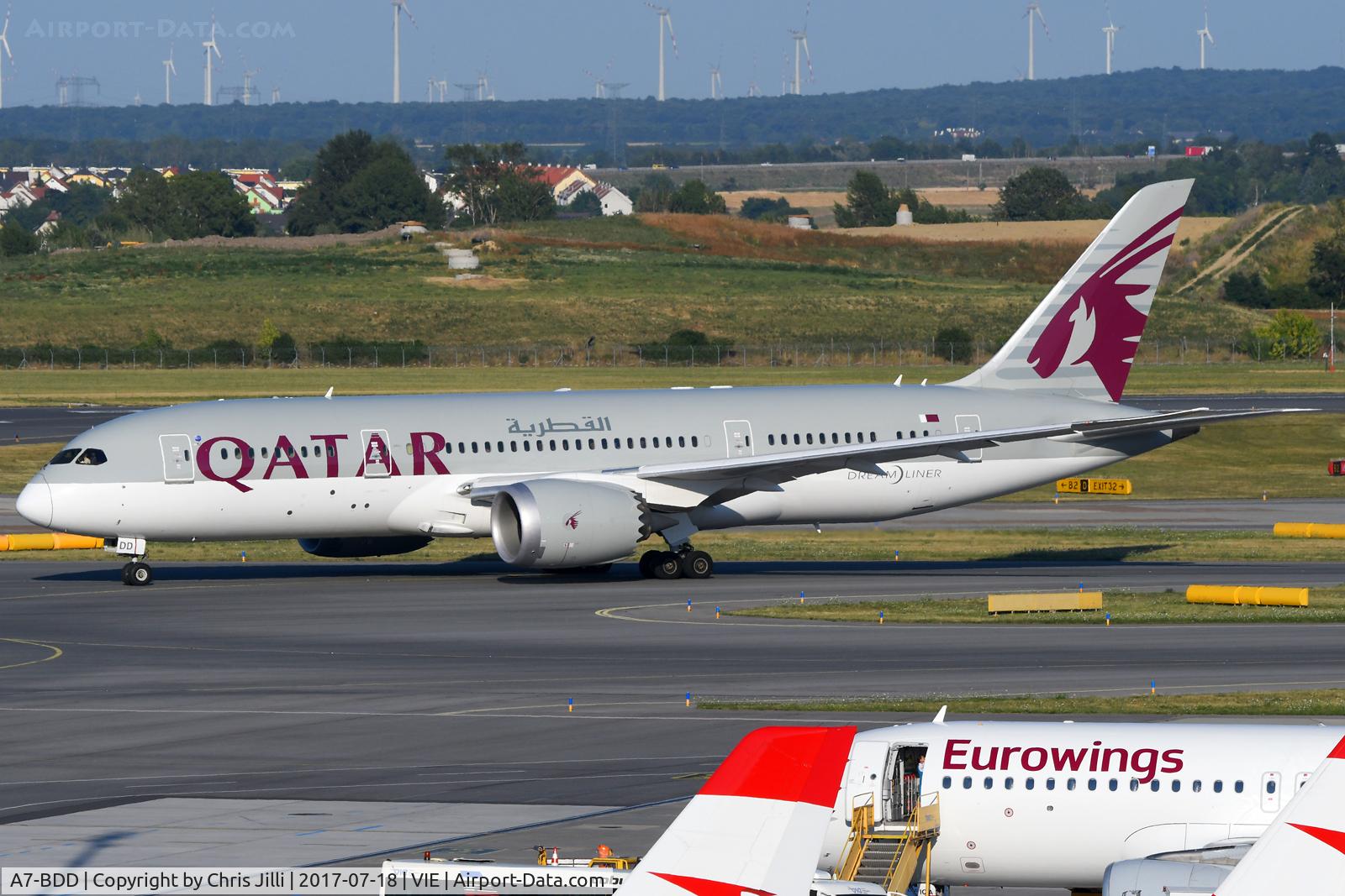 A7-BDD, 2016 Boeing 787-8 Dreamliner Dreamliner C/N 38348, Qatar Airways