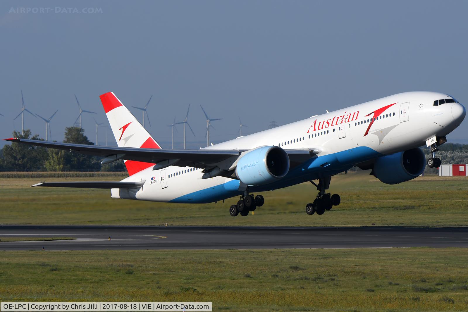 OE-LPC, 2002 Boeing 777-2Z9/ER C/N 29313, Austrian Airlines