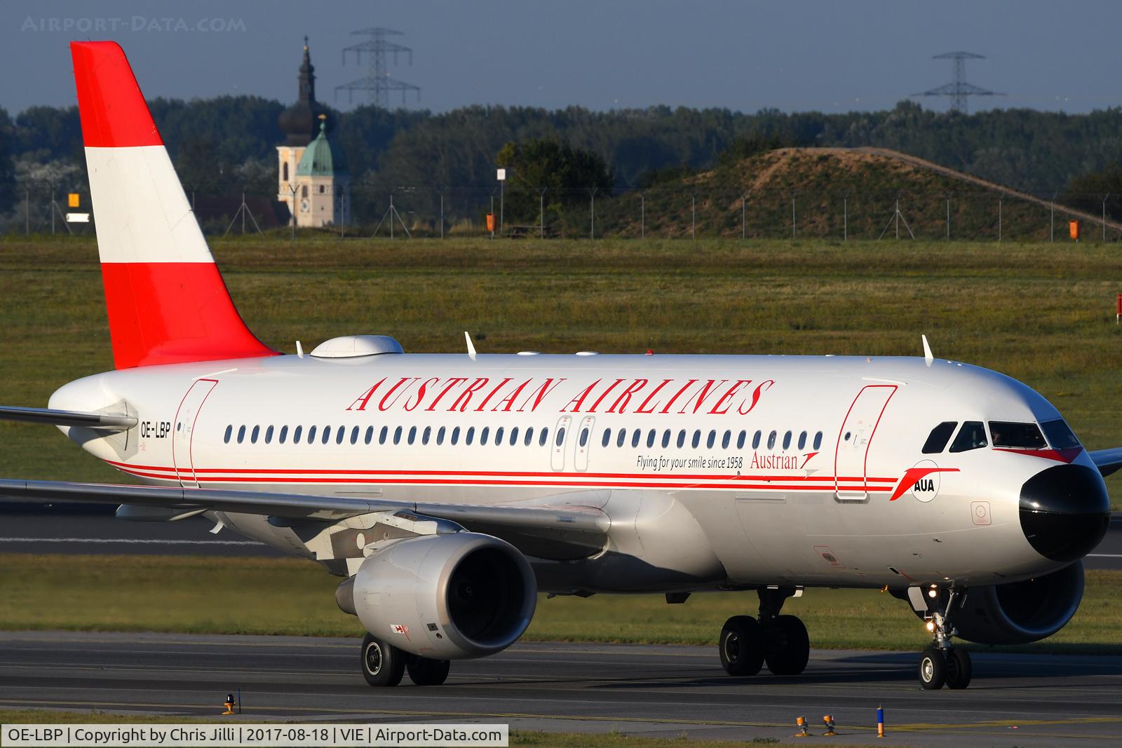 OE-LBP, 1998 Airbus A320-214 C/N 797, Austrian Airlines