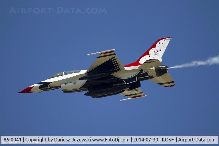 86-0041, 1986 General Dynamics F-16D Fighting Falcon C/N 5D-45, F-16D Fighting Falcon 86-0041 8 from USAF Thunderbirds  Nellis AFB, NV