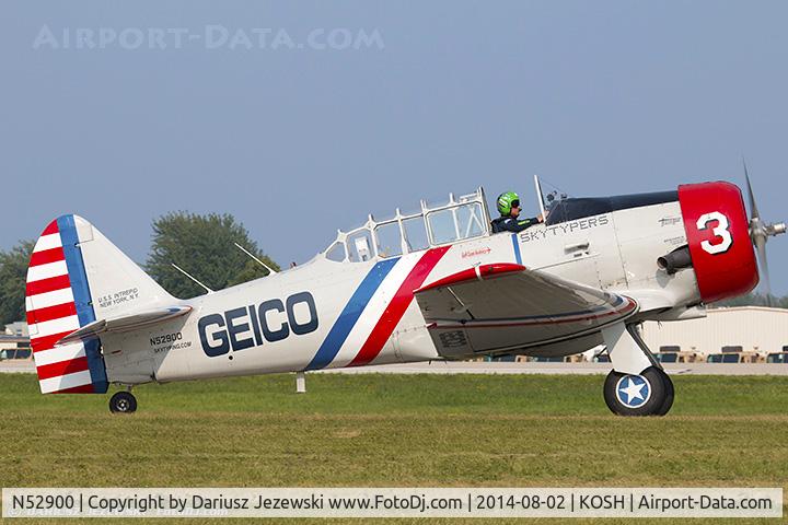 N52900, 1940 North American SNJ-2 Texan C/N 2010, North American SNJ-2 Texan C/N 2010 - Geico Skytypers, N52900