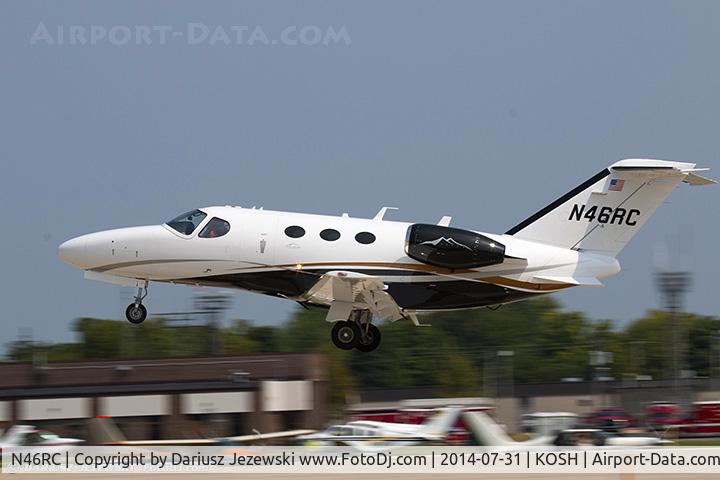 N46RC, 2010 Cessna 510 Citation Mustang Citation Mustang C/N 510-0327, Cessna 510 Citation Mustang  C/N 510-0327, N46RC