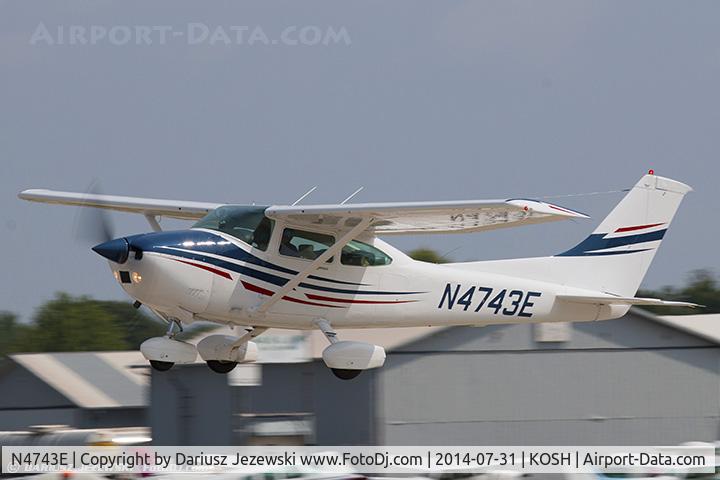 N4743E, 1982 Cessna 182R Skylane C/N 18268265, Cessna 182R Skylane  C/N 18268265, N4743E