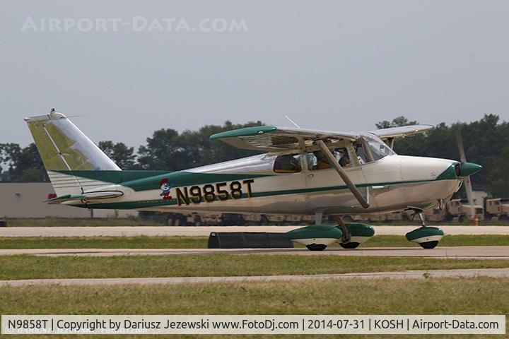 N9858T, 1960 Cessna 172A C/N 47658, Cessna 172A Skyhawk  C/N 47658, N9858T