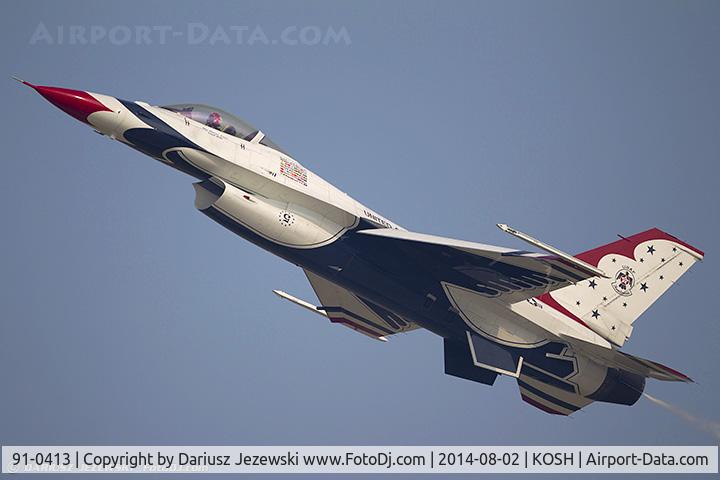 91-0413, 1991 General Dynamics F-16CJ Fighting Falcon C/N CC-111, F-16CM Fighting Falcon 91-0413 5 from USAF Thunderbirds  Nellis AFB, NV