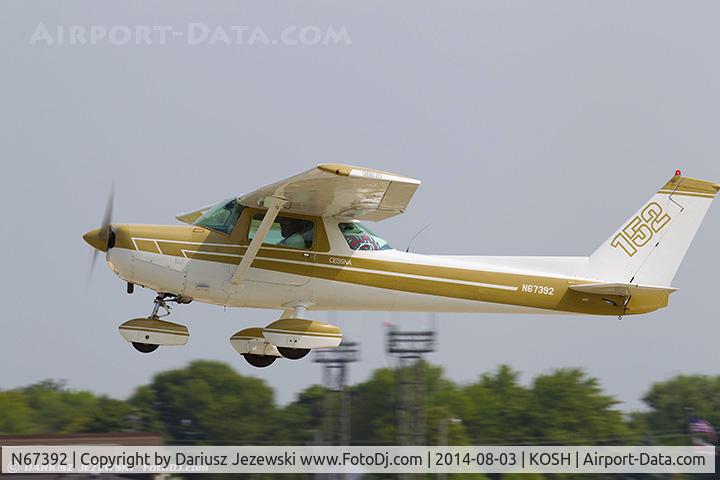 N67392, 1978 Cessna 152 C/N 15281808, Cessna 152  C/N 15281808, N67392