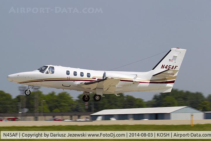 N45AF, 1978 Cessna 501 Citation I/SP C/N 5010284, Cessna 501 Citation  C/N 501-0284, N45AF