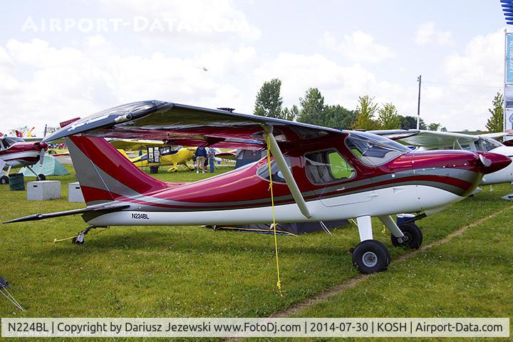 N224BL, 2013 Glasair GS-2 Sportsman C/N 7394, Glasair Sportsman GS-2  C/N 7394, N224BL