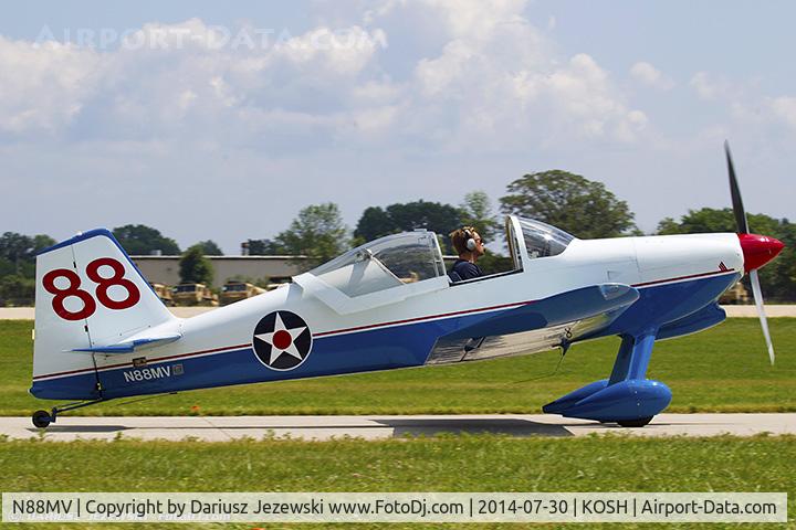 N88MV, 2000 Vans RV-6 C/N 24874, RV-6  C/N 24874, N88MV