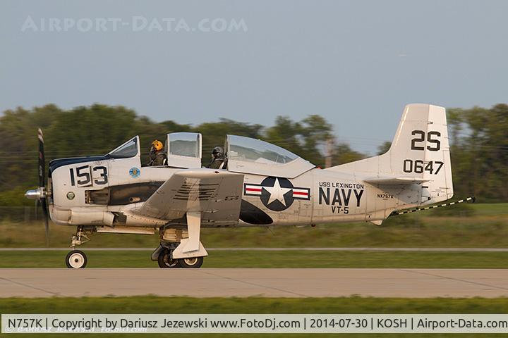 N757K, 1954 North American T-28C Trojan C/N 226-224 (140647), North American T-28C Trojan  C/N 140647, NX757K