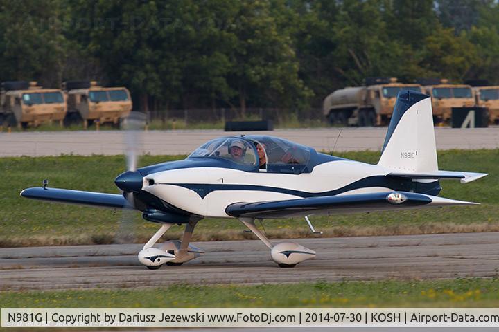 N981G, Vans RV-7A C/N 001 (N981G), RV-7A  C/N 001, N981G