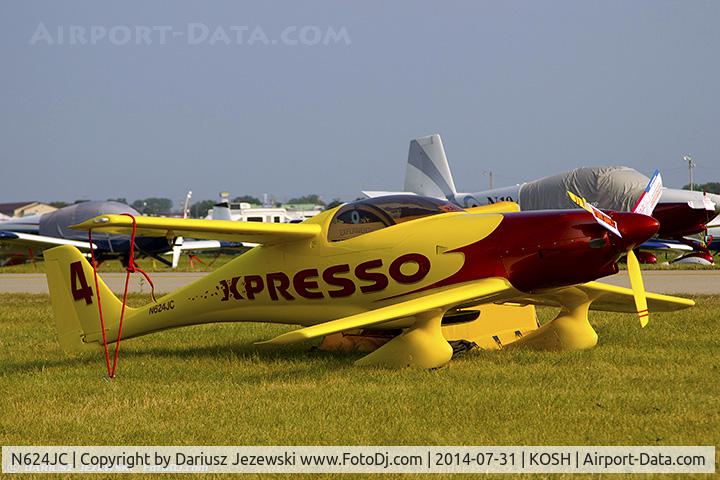 N624JC, 1988 QAC Quickie Q2 C/N 2838, Quickie Q-2  C/N 2838, N624JC