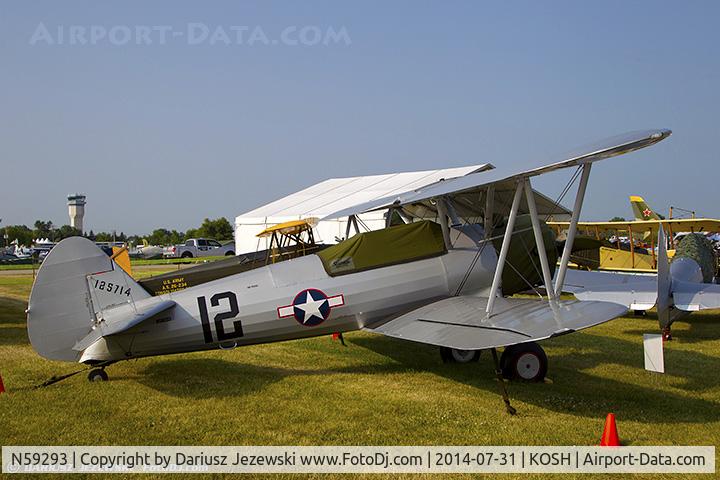 N59293, 1942 Boeing B75N1 C/N 75-3221, Boeing B75N1 Stearman  C/N 75-3221, N59293