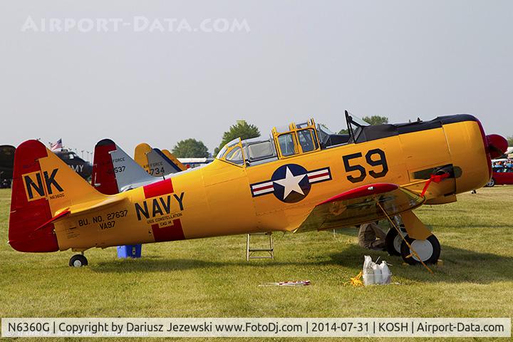 N6360G, North American SNJ-4 Texan C/N 88-13133, North American SNJ-4 Texan  C/N 27637, N6360G