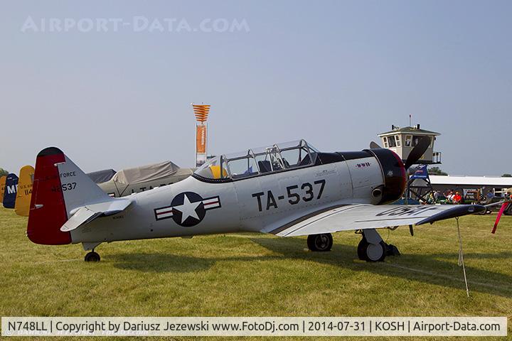 N748LL, 1943 North American AT-6F Texan C/N 121-42537, North American AT-6F Texan  C/N 121-42537, N748LL