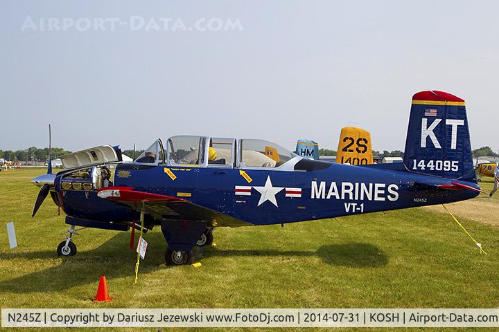 N245Z, 1957 Beech T-34B C/N 144095, Beech T-34B Mentor  C/N 144095, N245Z