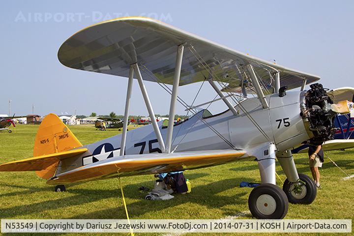 N53549, Boeing E75N1 C/N 75-8196, Boeing E75N1 Stearman  C/N 75-8196, N53549