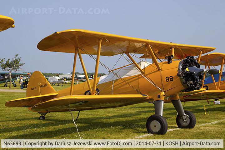 N65693, 1942 Boeing B75N1 C/N 75-6966, Boeing B75N1 Stearman  C/N 75-6966, N65693