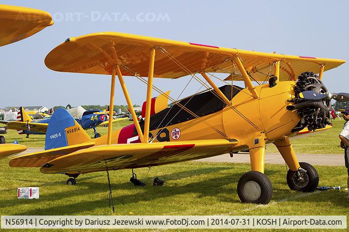 N56914, 1942 Boeing A75N1(PT17) C/N 75-2101, Boeing A75N1(PT17) Stearman  C/N 75-2101, N56914
