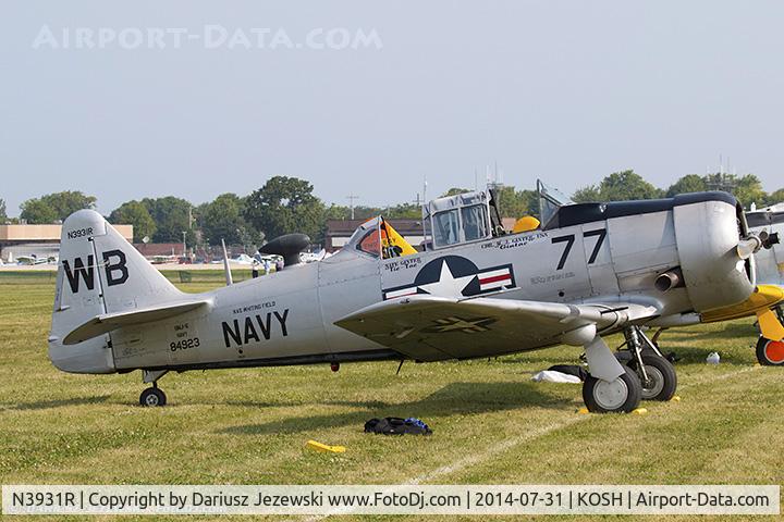 N3931R, North American AT-6B Texan C/N 84-923, North American AT-6 Texan  C/N 84-923, N3931R