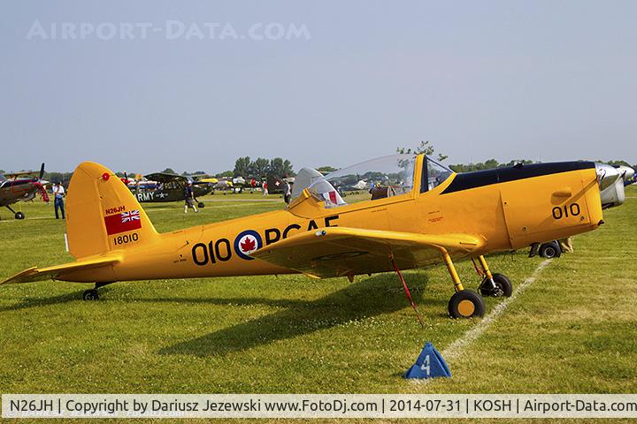 N26JH, 1953 De Havilland DHC-1 Chipmunk 22 C/N C1/0887, De Havilland DHC-1 Chipmunk  C/N C1-0887, N26JH