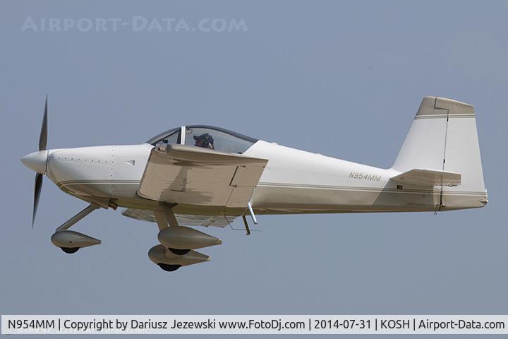 N954MM, 2012 Vans RV-7A C/N 73296, RV-7A  C/N 73296, N954MM
