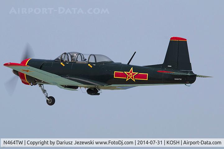 N464TW, 1983 Nanchang CJ-6A C/N 3932010, Nanchang China CJ-6A  C/N 3932010, N464TW