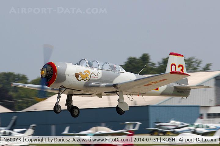 N600YK, 2001 Nanchang CJ-6A C/N H2S001, Hongdo Avia Industry Co Ltd CJ-6 