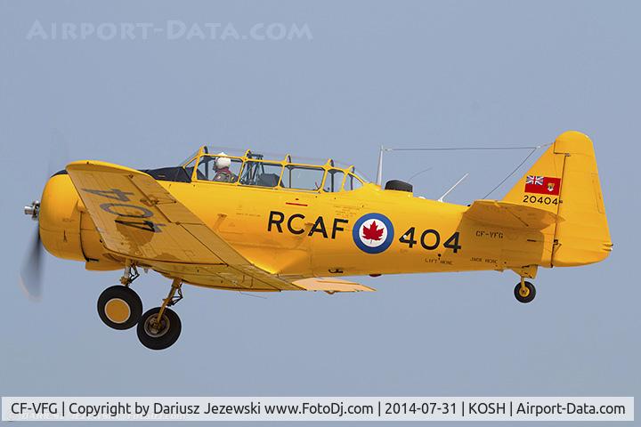 CF-VFG, 1952 Canadian Car & Foundry T-6 Harvard Mk.4 C/N CCF4-195, Canadian Car & Foundry Harvard Mk IV  C/N CCF4-195, CF-VFG
