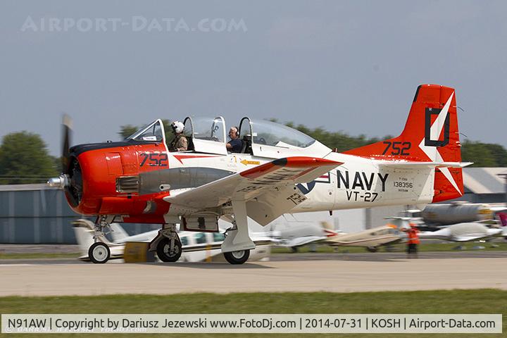 N91AW, North American T-28B Trojan C/N 200-427 (138356), North American T-28B Trojan  C/N 138356, NX91AW