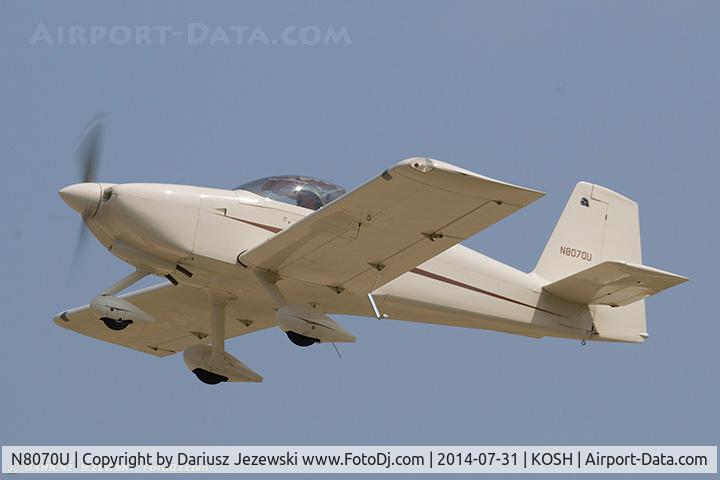 N8070U, 2006 Vans RV-9A C/N 90179, RV-9A  C/N 90179, N8070U
