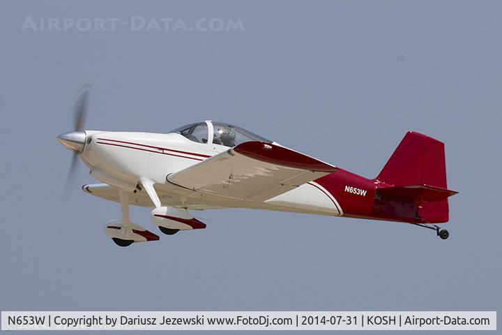N653W, 1998 Vans RV-6 C/N 60053, RV-6  C/N 60053, N653W
