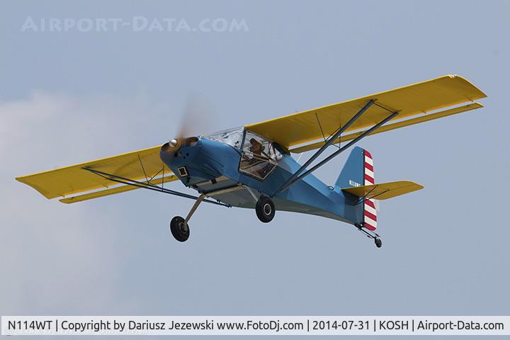N114WT, 2011 Skystar Kitfox Classic 4 C/N C9812 0227, Kitfox Classic V  C/N C9812 0227, N114WT
