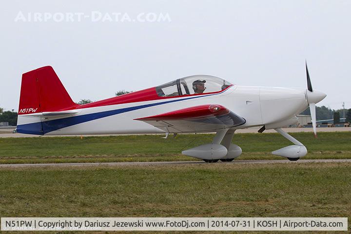 N51PW, Vans RV-6A C/N 25539, RV-6A  C/N 25539, N51PW
