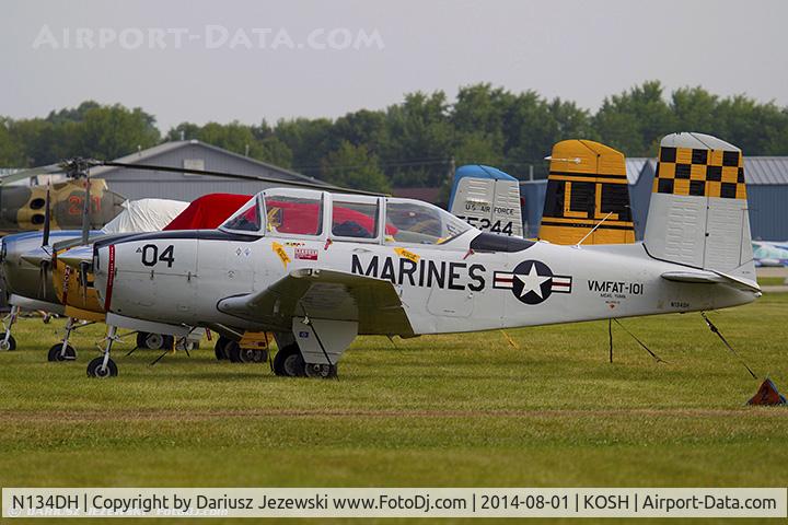 N134DH, 1953 Beech (CCF) T-34A (A45) Mentor C/N CCF34-78, Beech A45  C/N 34-78, N134DH