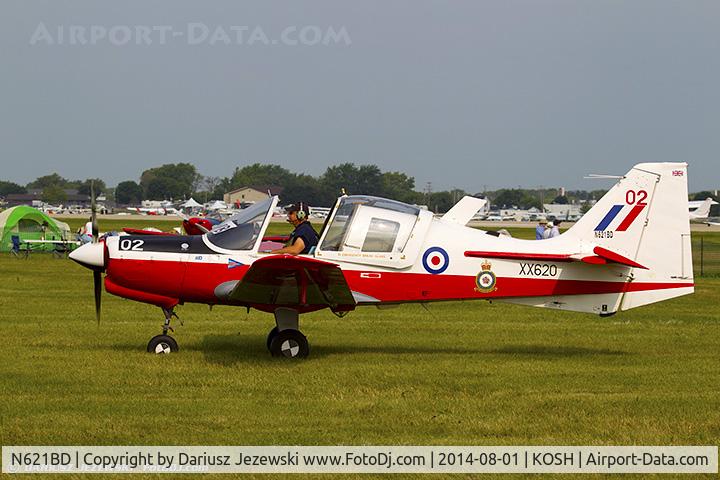 N621BD, 1974 Scottish Aviation Bulldog T.1 C/N BH120/285, Scottish Aviation Bulldog MDL 120/121  C/N BH120/285, N621BD