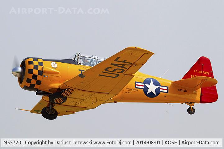 N55720, North American T-6G Texan C/N 168-24, North American T-6G Texan 