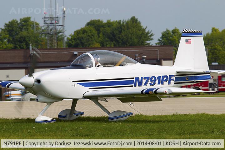 N791PF, 2007 Vans RV-8A C/N 81328, RV-8A  C/N 81328, N791PF