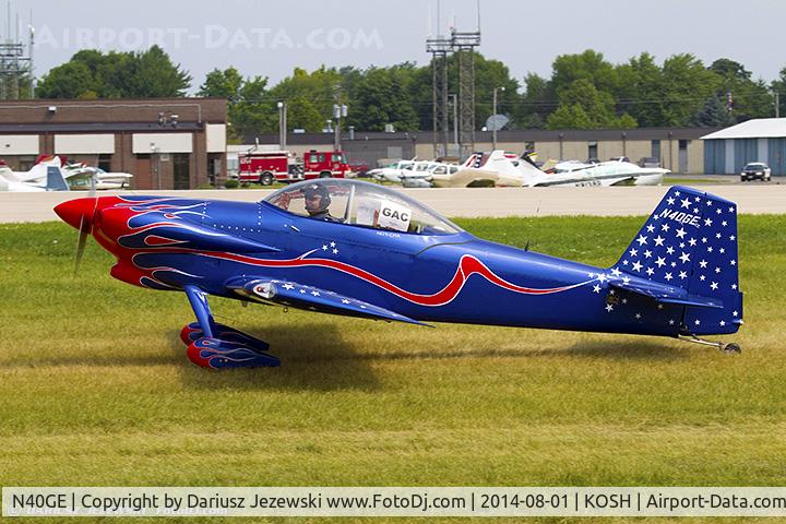 N40GE, 1998 Vans RV-4 C/N 1545, RV-4  C/N 1545, N40GE