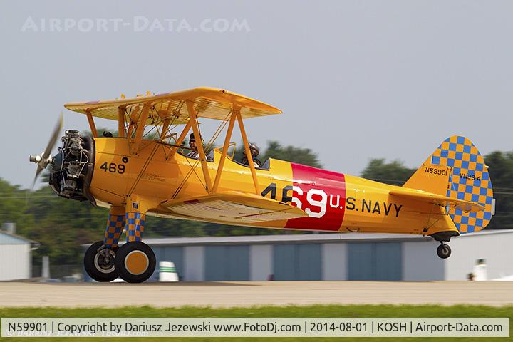 N59901, 1942 Boeing A75N1(PT17) C/N 75-3379, Boeing A75N1(PT17) Stearman  C/N 75-3379, N59901