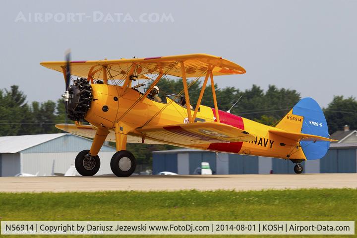 N56914, 1942 Boeing A75N1(PT17) C/N 75-2101, Boeing A75N1(PT17) Stearman  C/N 75-2101, N56914