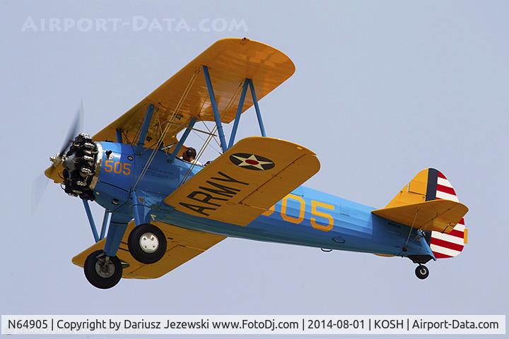 N64905, 1942 Boeing A75N1(PT17) C/N 75-4259, Boeing A75N1(PT-17) Stearman  C/N 75-4259, N64905