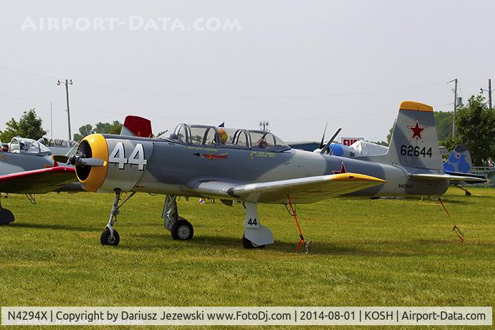 N4294X, 1968 Nanchang CJ-6A C/N 2532060, Nanchang CJ-6A  C/N 2532060, N4294X